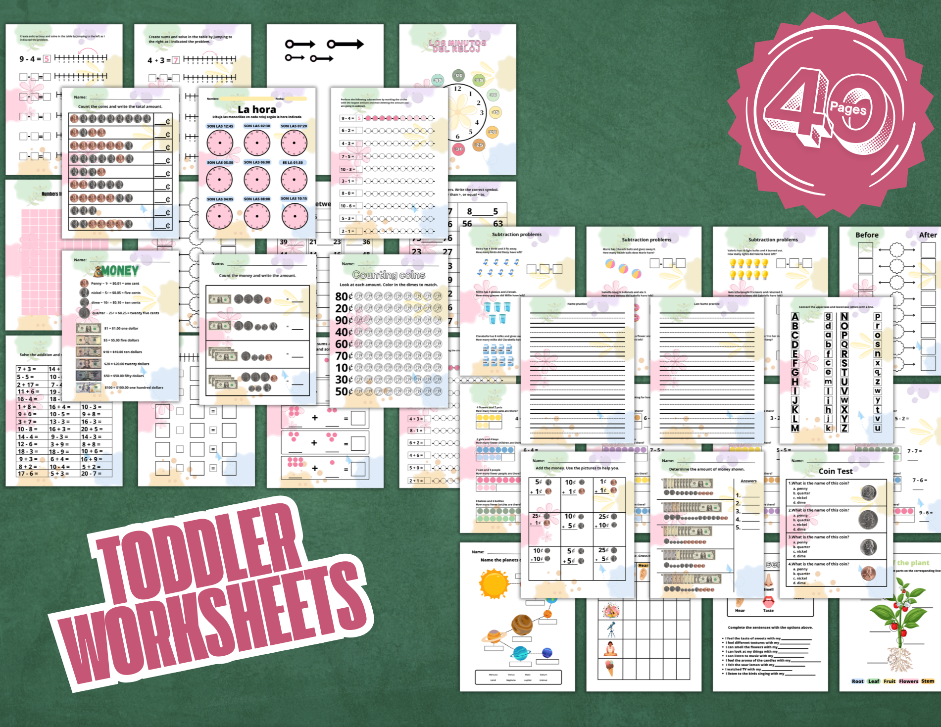 Toddler worksheets