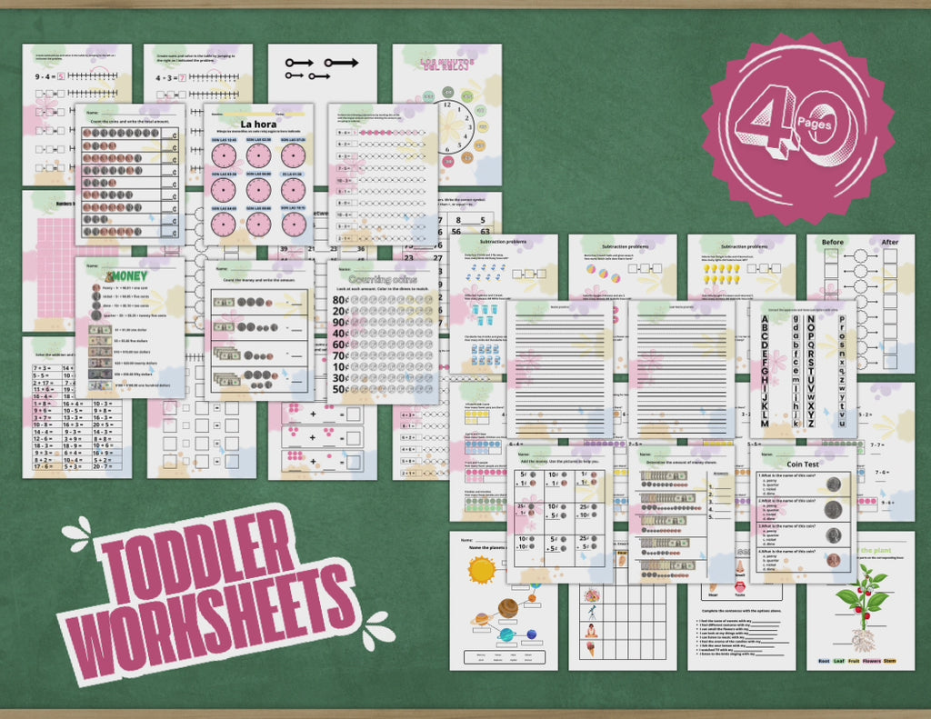 Toddler worksheets
